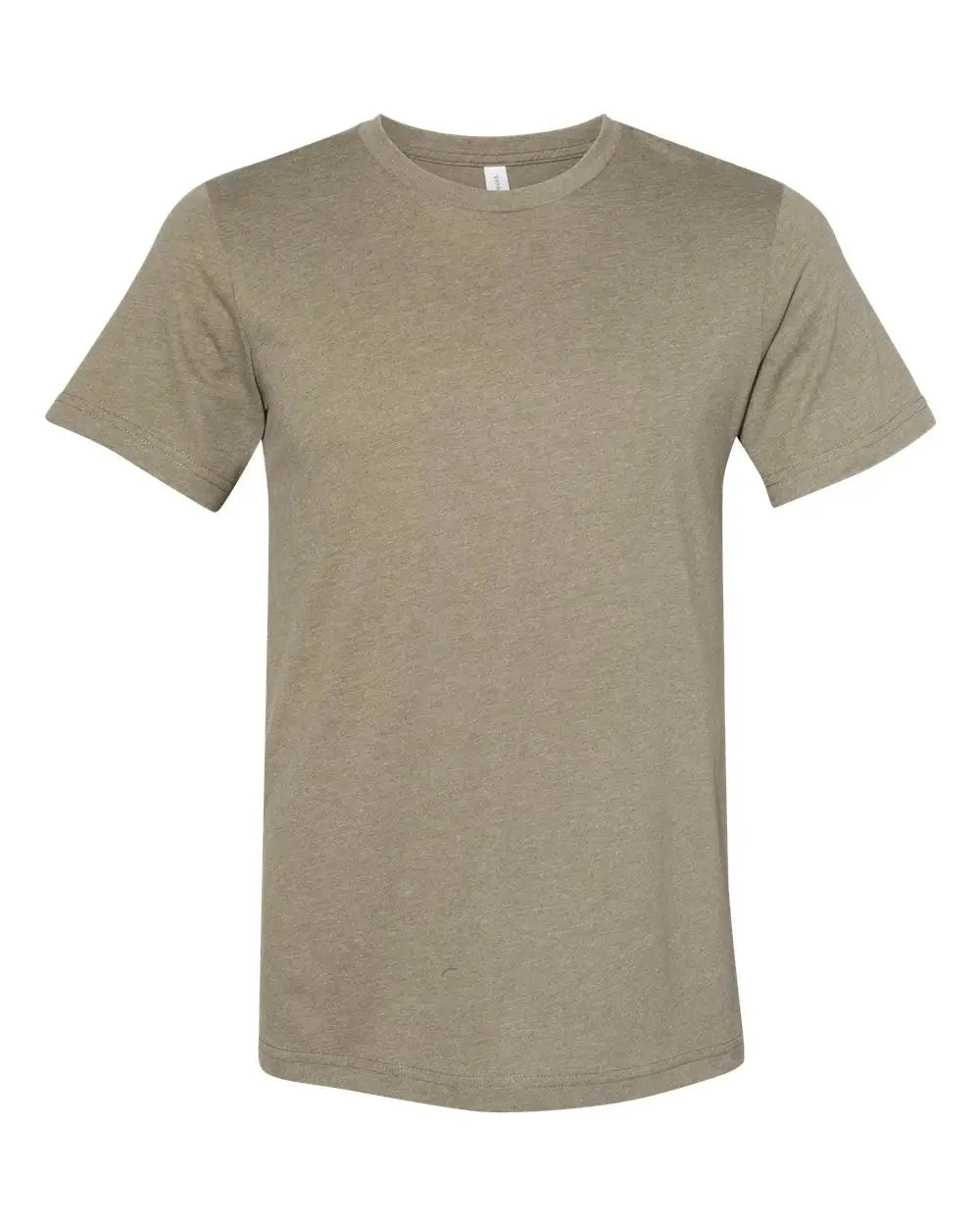 Bella + Canvas 3301c Sueded Tee - 3301 - Heather Olive - Adult Xs