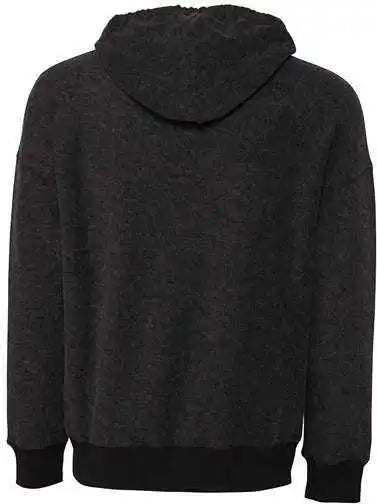 Bella + Canvas 3329 Fwd Fashion Unisex Sueded Fleece Hoodie - Black Heather
