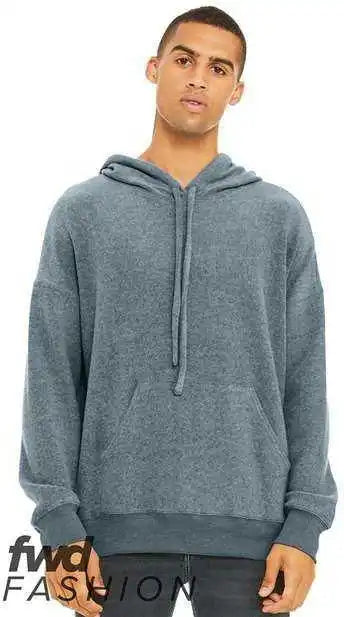 Bella + Canvas 3329 Fwd Fashion Unisex Sueded Fleece Hoodie Heather Slate