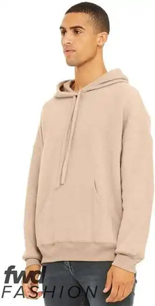 Bella + Canvas 3329 Fwd Fashion Unisex Sueded Fleece Hoodie Heather Oat