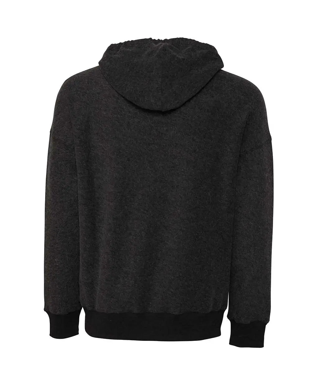 Bella + Canvas 3329c Fwd Fashion Sueded Fleece Hoodie - 3329 - Black Heather