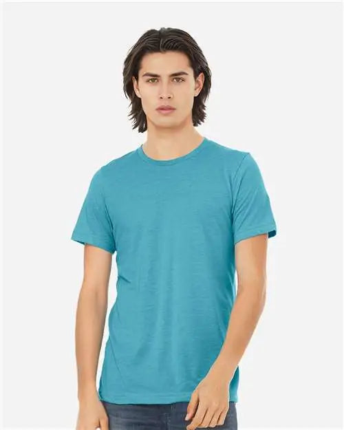 Bella + Canvas 3413 Triblend Tee - Aqua