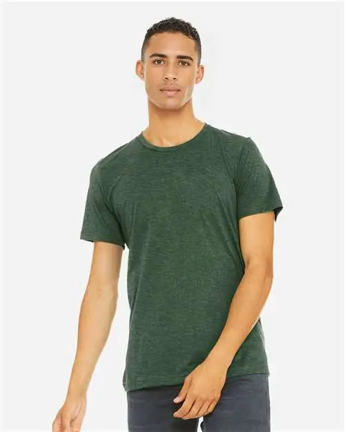 Bella + Canvas 3413 Triblend Tee - Grass Green