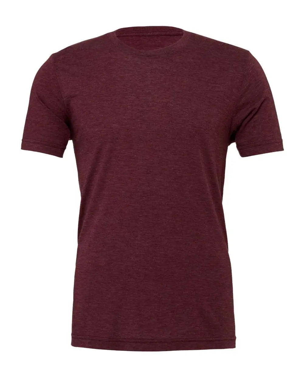 Bella + Canvas 3413 Triblend Tee - Maroon - Xs