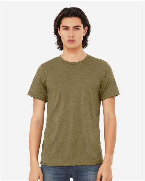 Bella + Canvas 3413 Triblend Tee - Olive