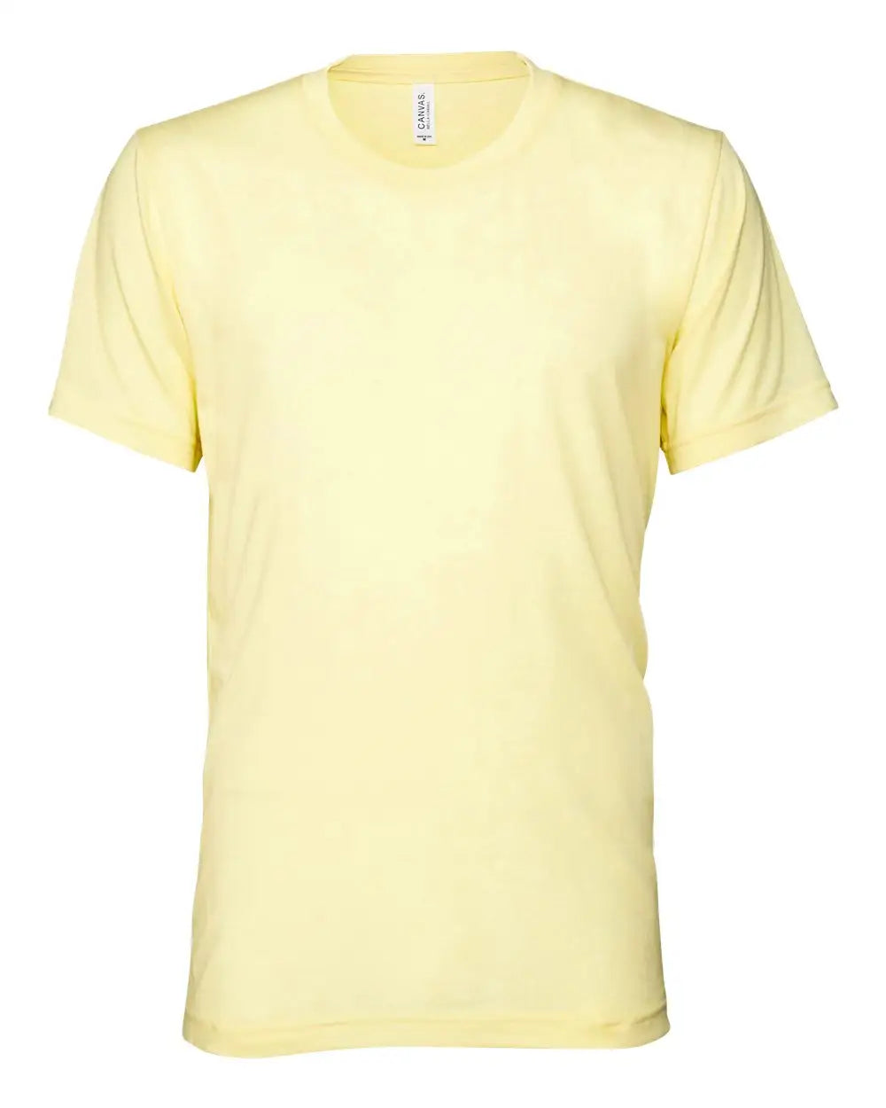 Bella + Canvas 3413 Triblend Tee - Pale Yellow - Xs