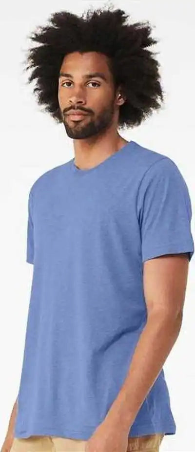 Bella + Canvas 3413 Triblend Tee Solid Blue