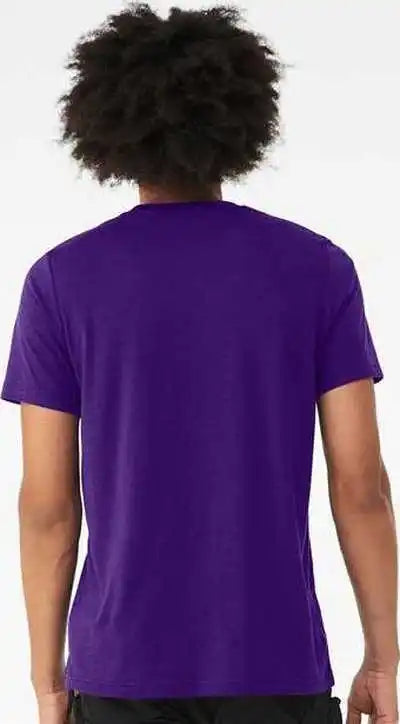 Bella + Canvas 3413 Triblend Tee Solid Team Purple