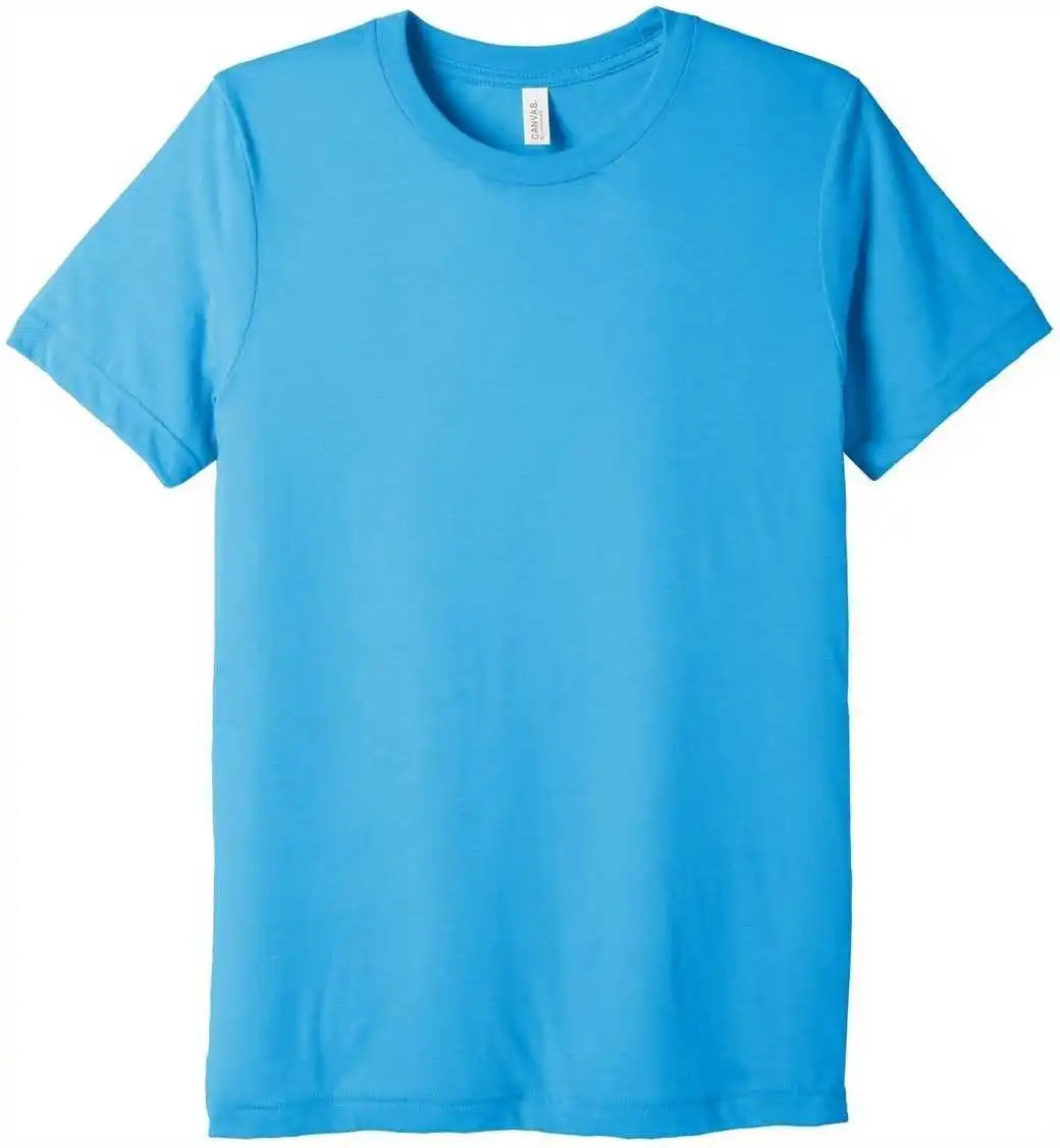 Bella + Canvas 3413 Unisex Triblend Short Sleeve Tee - Aqua