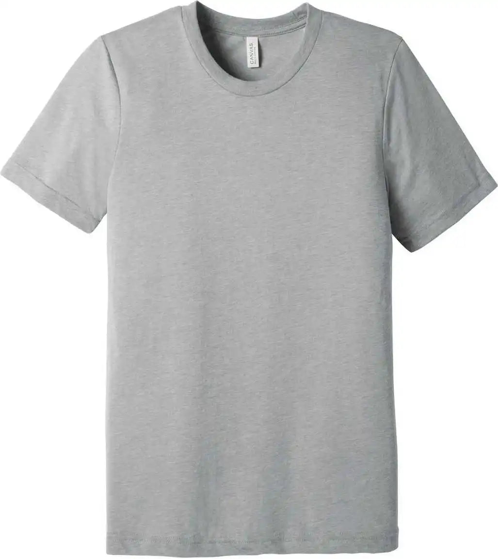 Bella + Canvas 3413 Unisex Triblend Short Sleeve Tee Athletic Gray