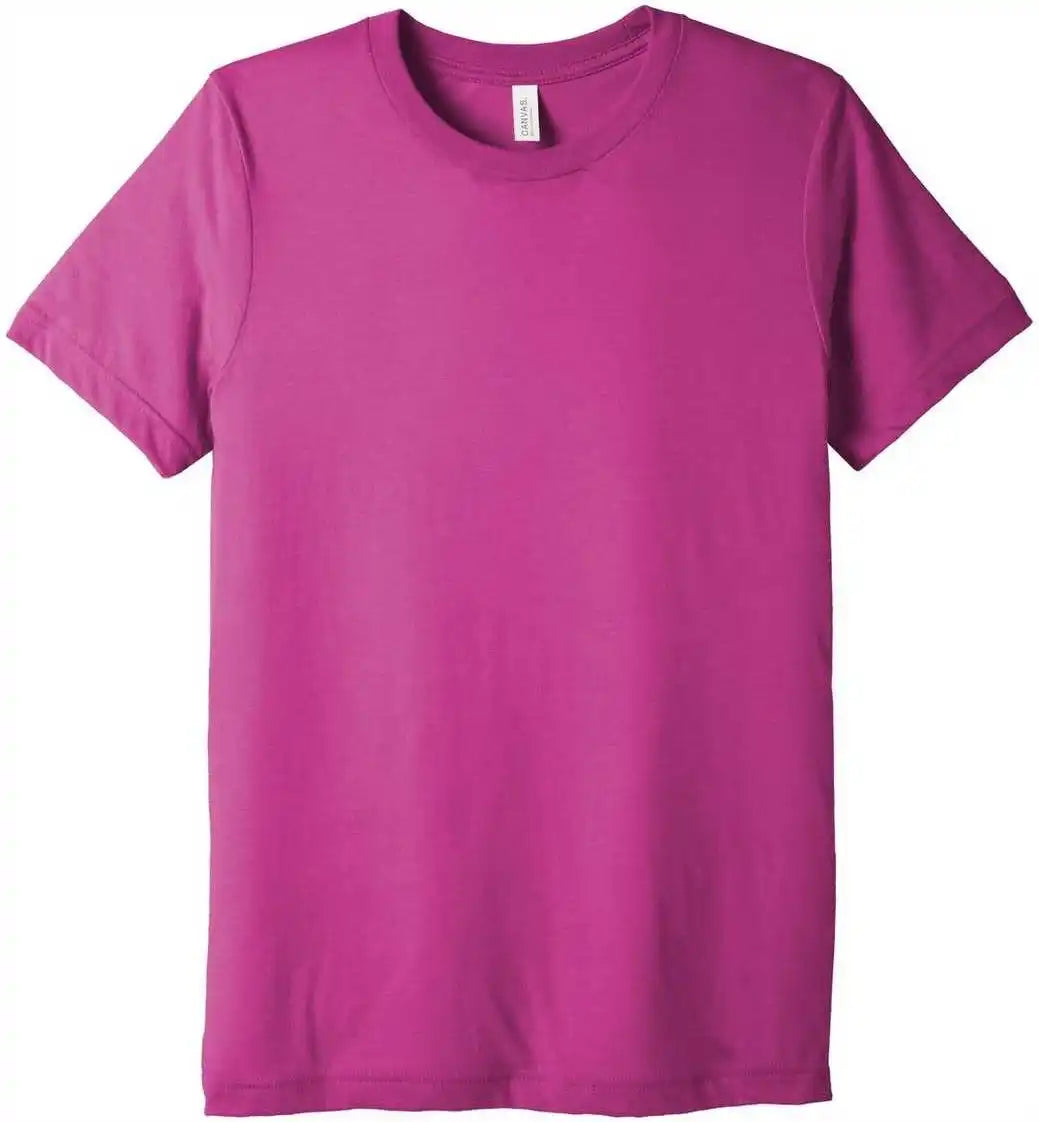 Bella + Canvas 3413 Unisex Triblend Short Sleeve Tee Berry