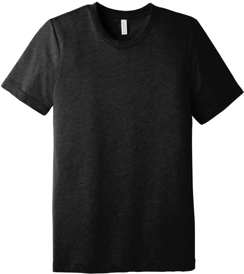 Bella + Canvas 3413 Unisex Triblend Short Sleeve Tee Black Heather