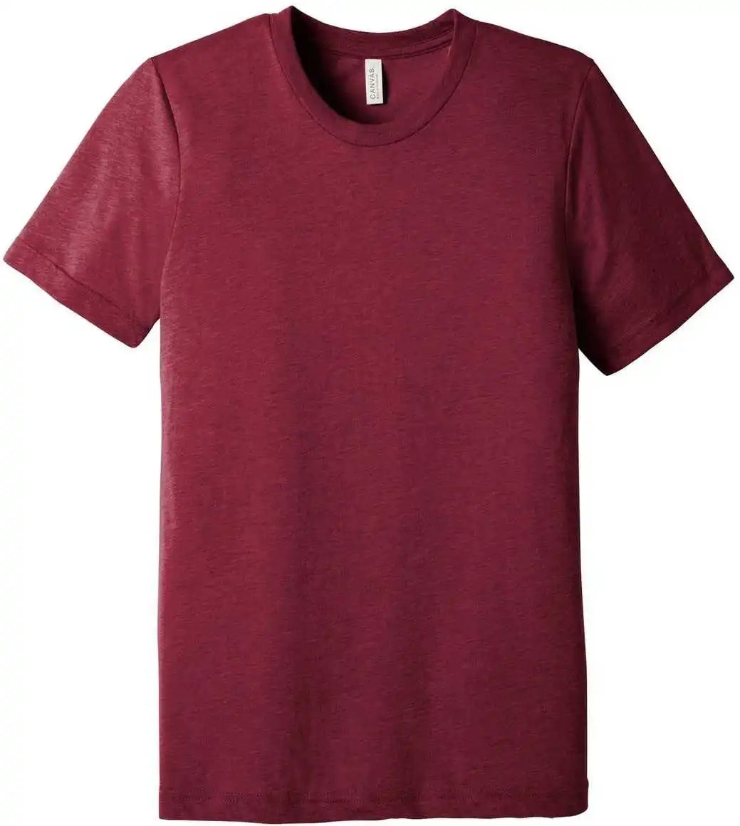 Bella + Canvas 3413 Unisex Triblend Short Sleeve Tee Cardinal