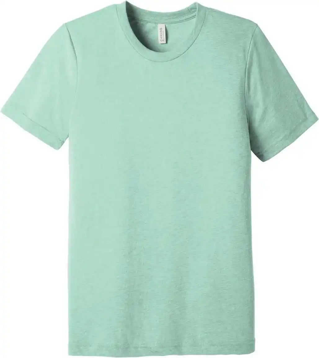Bella + Canvas 3413 Unisex Triblend Short Sleeve Tee Dusty Blue