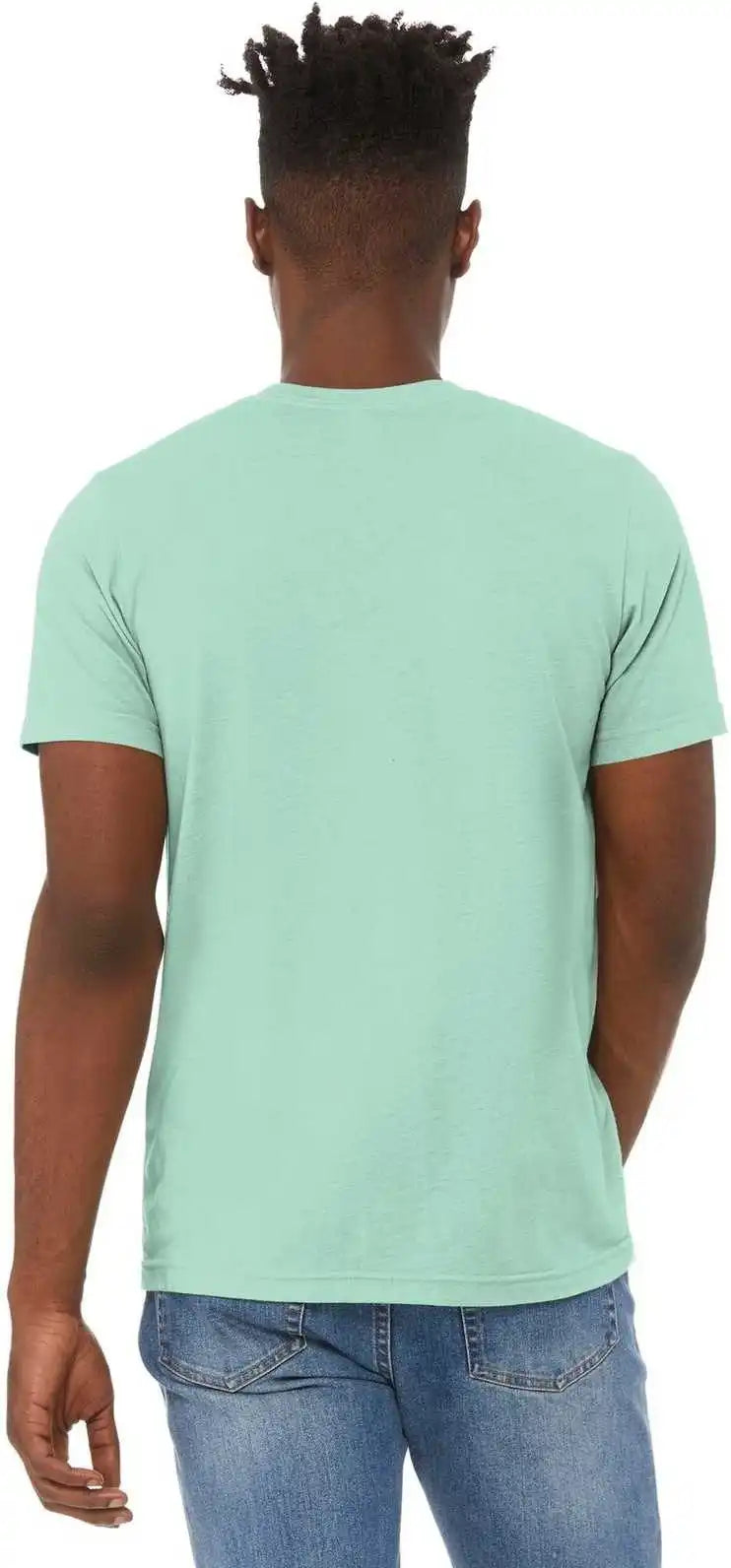 Bella + Canvas 3413 Unisex Triblend Short Sleeve Tee Dusty Blue