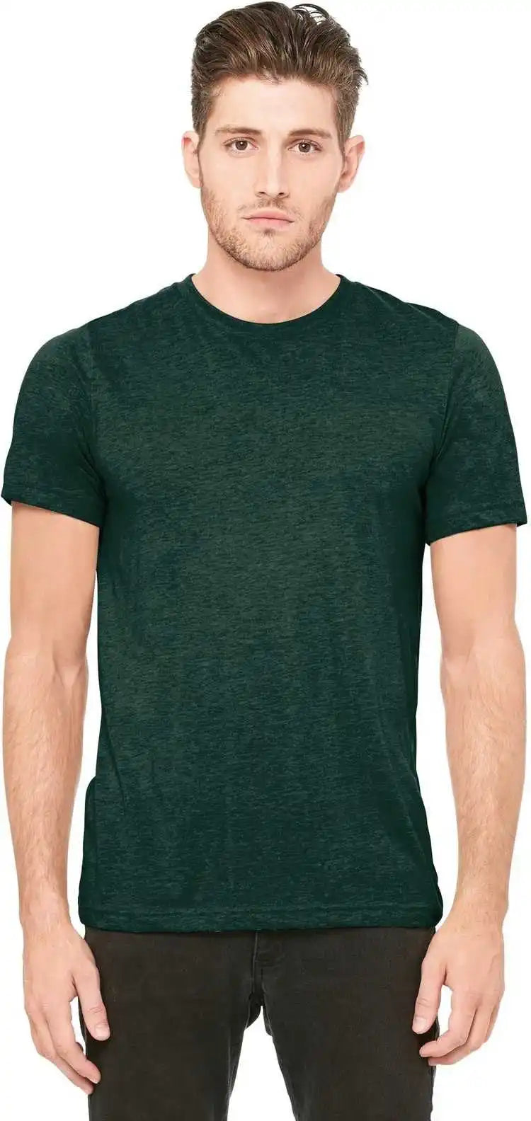 Bella + Canvas 3413 Unisex Triblend Short Sleeve Tee - Emerald