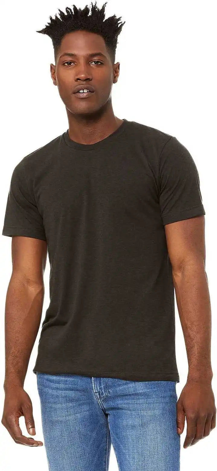 Bella + Canvas 3413 Unisex Triblend Short Sleeve Tee Espresso