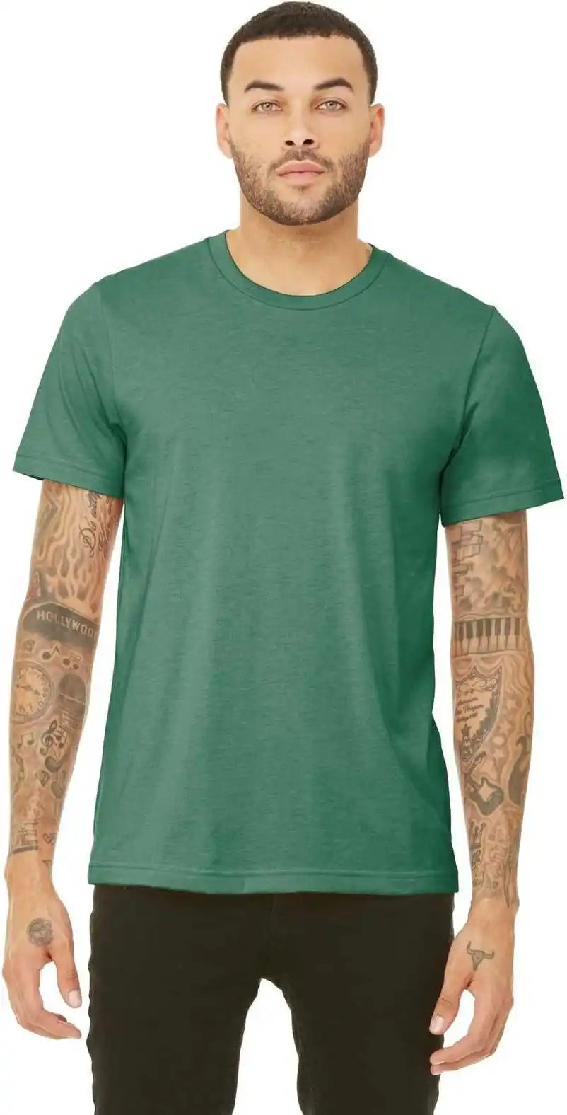 Bella + Canvas 3413 Unisex Triblend Short Sleeve Tee Grass Green