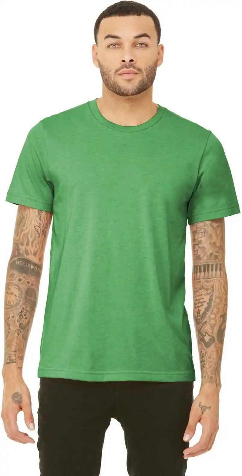 Bella + Canvas 3413 Unisex Triblend Short Sleeve Tee - Green