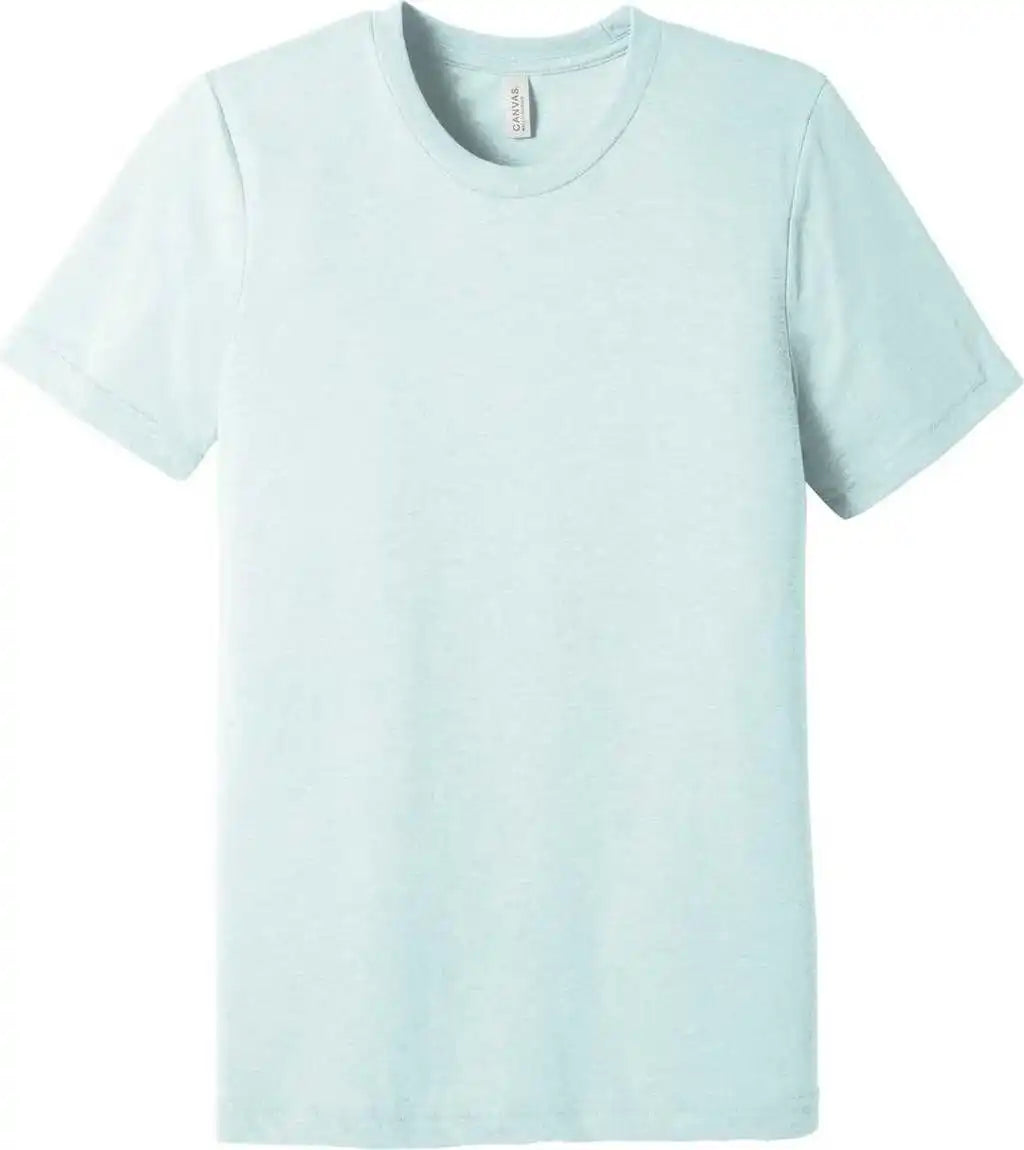 Bella + Canvas 3413 Unisex Triblend Short Sleeve Tee - Ice Blue