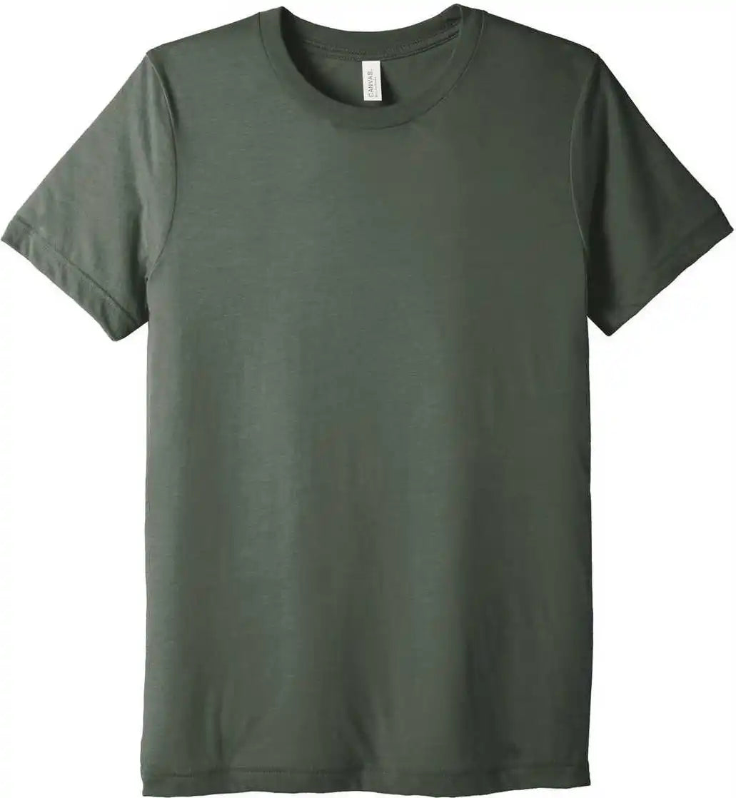 Bella + Canvas 3413 Unisex Triblend Short Sleeve Tee Military Green