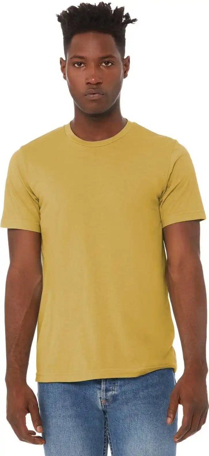Bella + Canvas 3413 Unisex Triblend Short Sleeve Tee Mustard