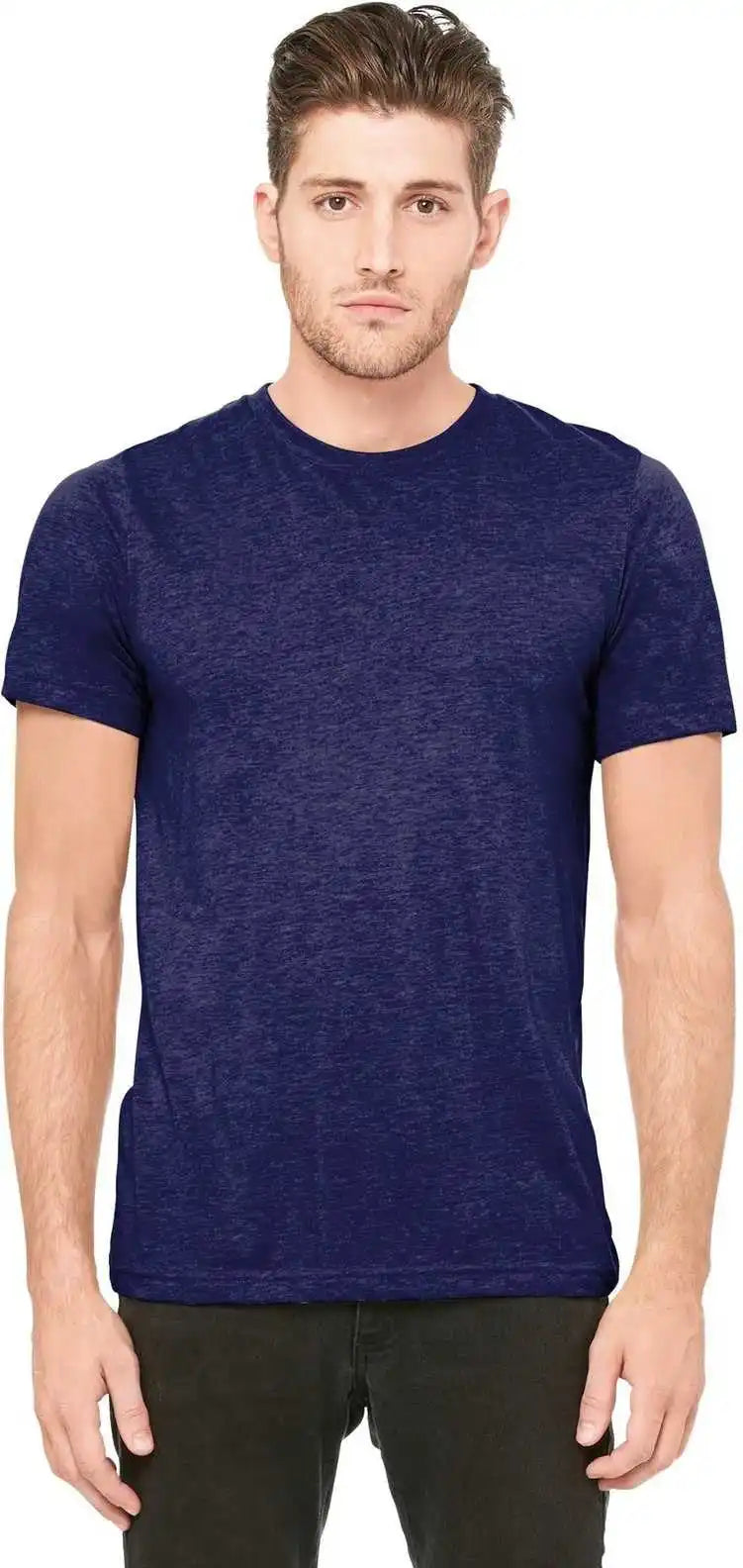 Bella + Canvas 3413 Unisex Triblend Short Sleeve Tee Navy
