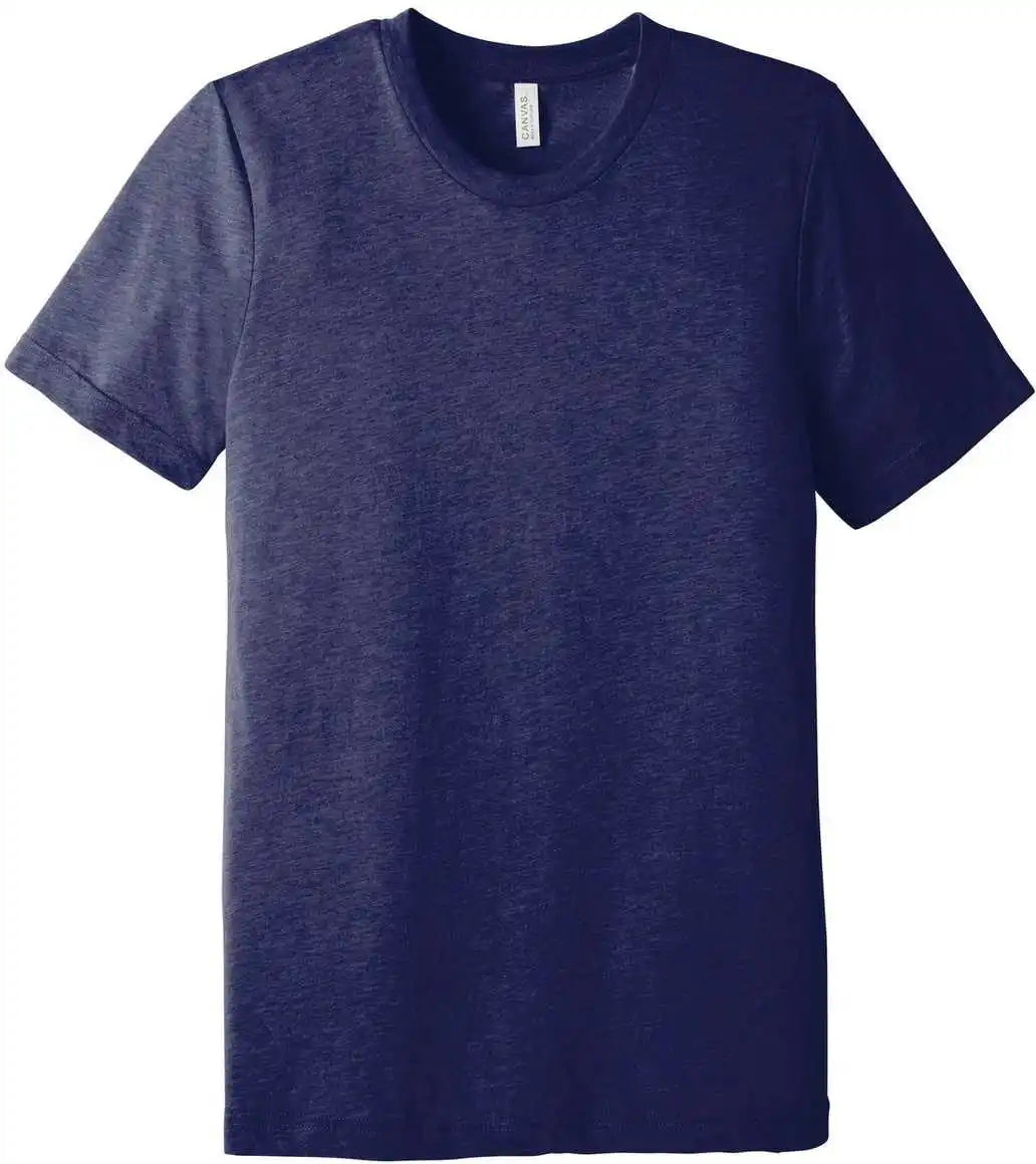 Bella + Canvas 3413 Unisex Triblend Short Sleeve Tee Navy