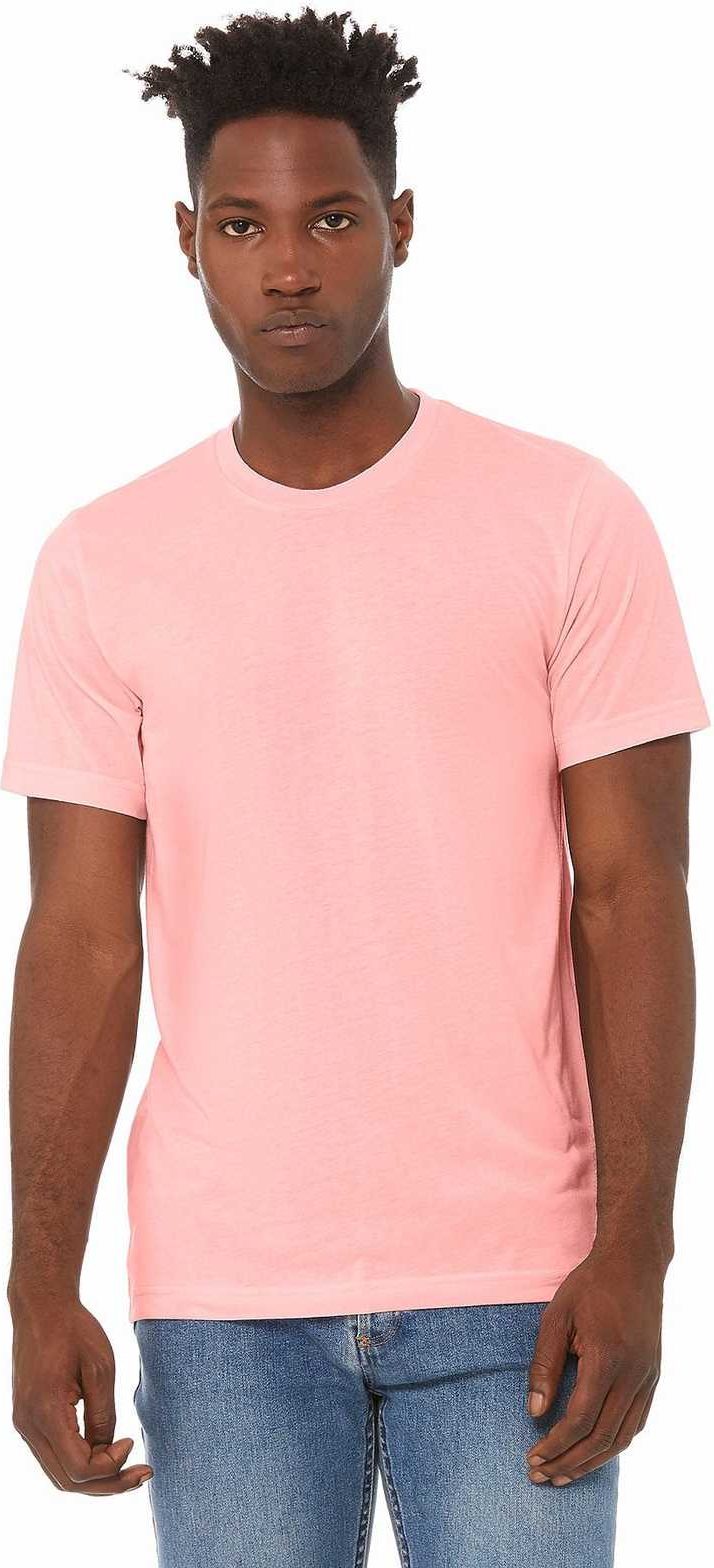Bella + Canvas 3413 Unisex Triblend Short Sleeve Tee - Pink