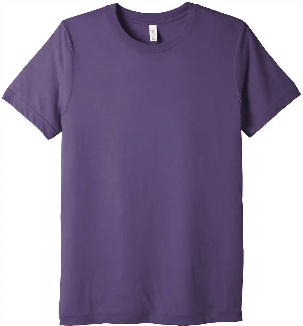 Bella + Canvas 3413 Unisex Triblend Short Sleeve Tee Purple