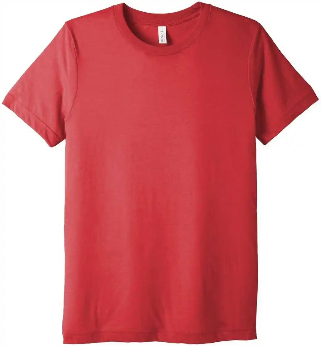Bella + Canvas 3413 Unisex Triblend Short Sleeve Tee Red