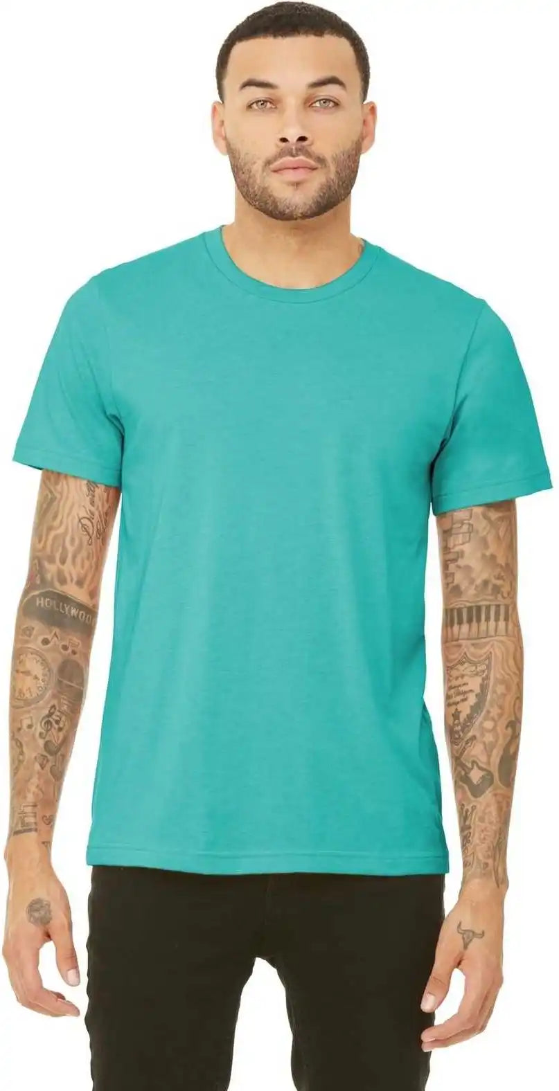 Bella + Canvas 3413 Unisex Triblend Short Sleeve Tee - Sea Green