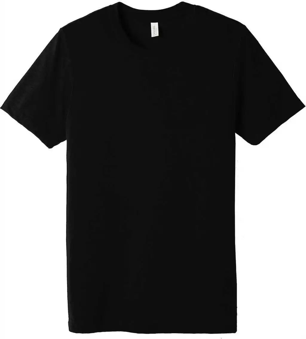 Bella + Canvas 3413 Unisex Triblend Short Sleeve Tee Solid Black