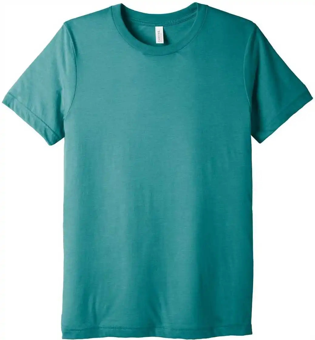 Bella + Canvas 3413 Unisex Triblend Short Sleeve Tee Teal