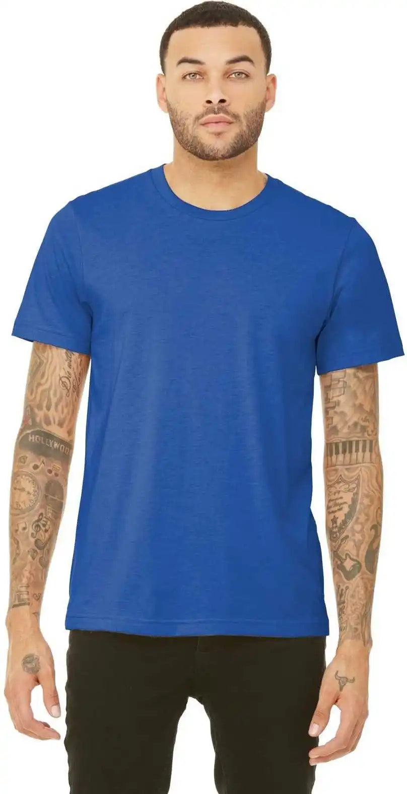 Bella + Canvas 3413 Unisex Triblend Short Sleeve Tee True Royal