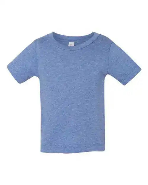 Bella + Canvas 3413b Baby Triblend Tee Blue