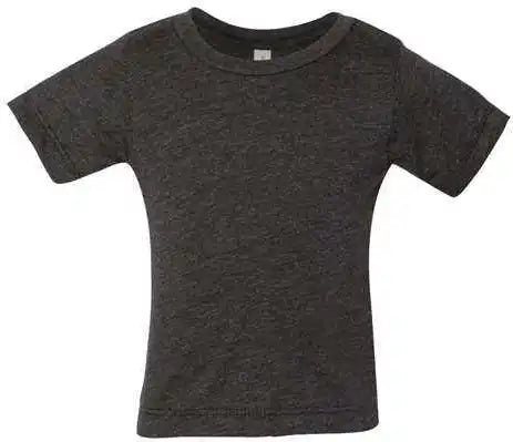 Bella + Canvas 3413b Baby Triblend Tee Charcoal Black