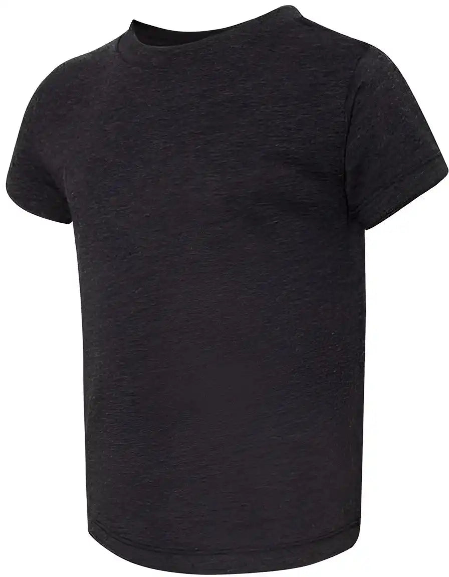 Bella + Canvas 3413t Toddler Triblend Tee Charcoal Black