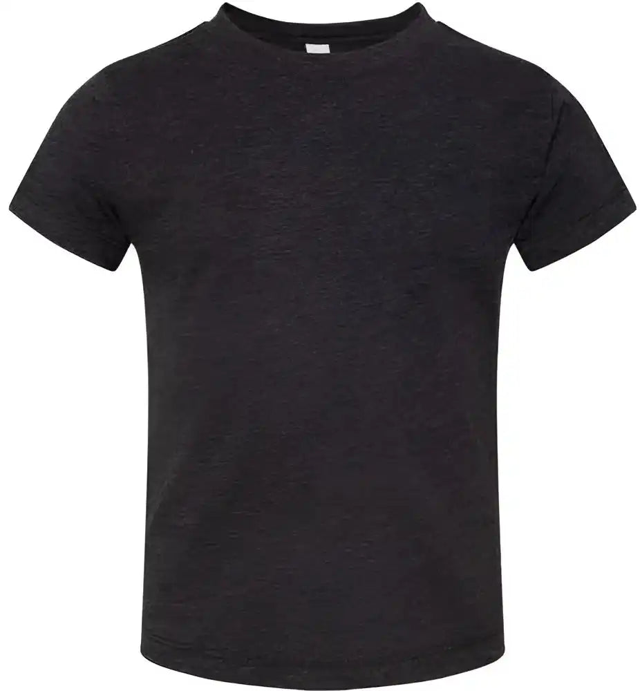 Bella + Canvas 3413t Toddler Triblend Tee Charcoal Black