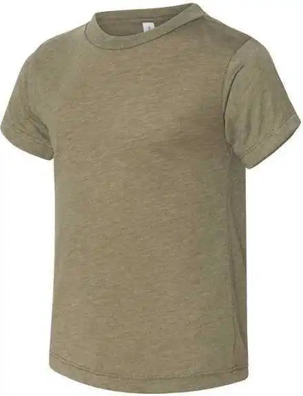 Bella + Canvas 3413t Toddler Triblend Tee Olive