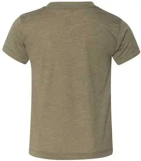 Bella + Canvas 3413t Toddler Triblend Tee Olive