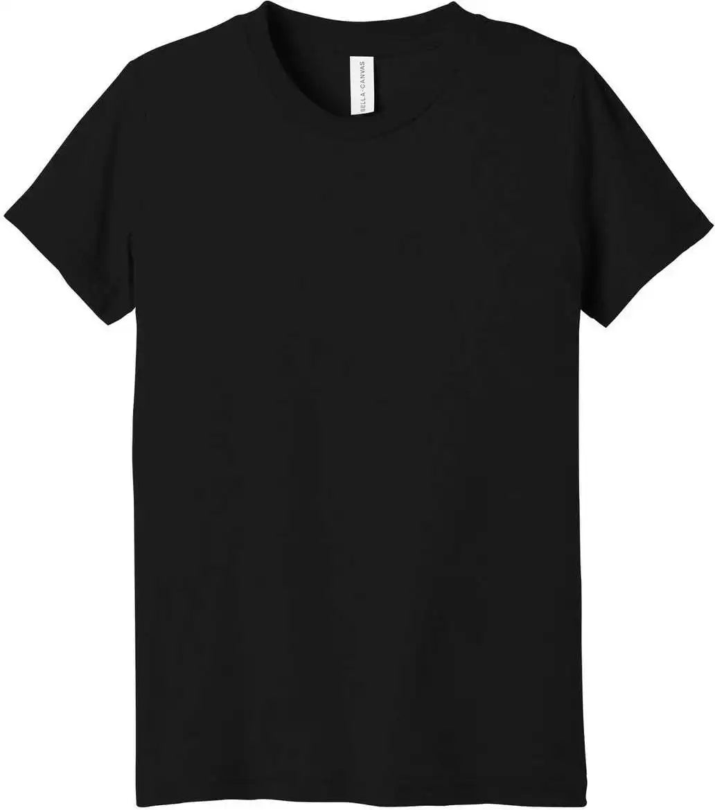 Bella + Canvas 3413y Youth Triblend Short Sleeve Tee Solid Black