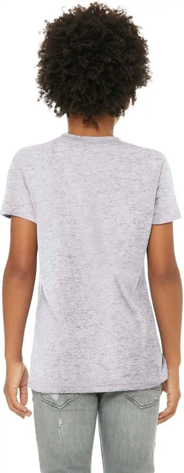 Bella + Canvas 3413y Youth Triblend Short Sleeve Tee White Fleck