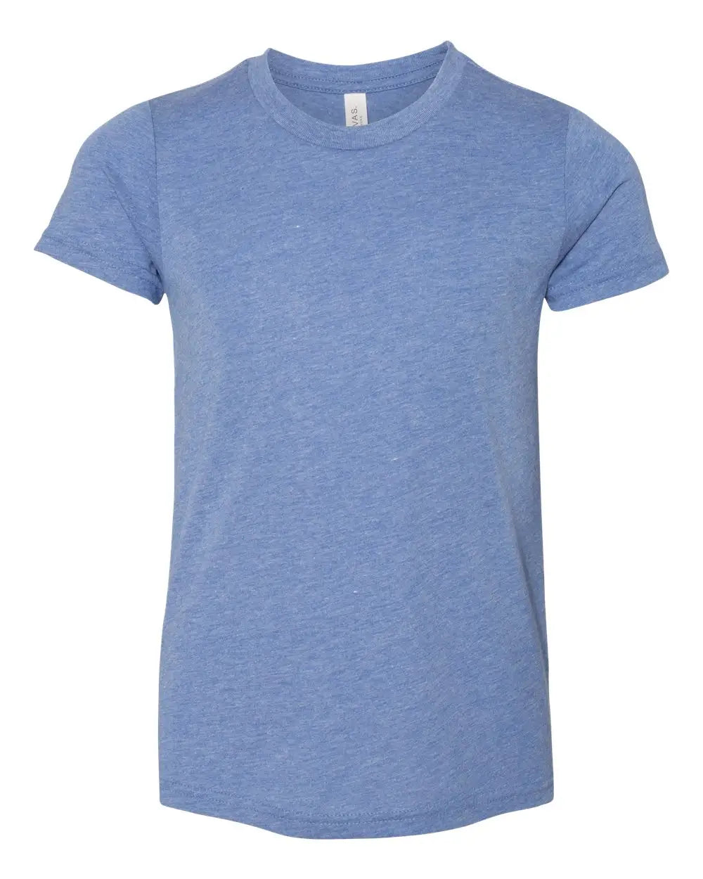 Bella + Canvas 3413y Youth Triblend Tee - Blue