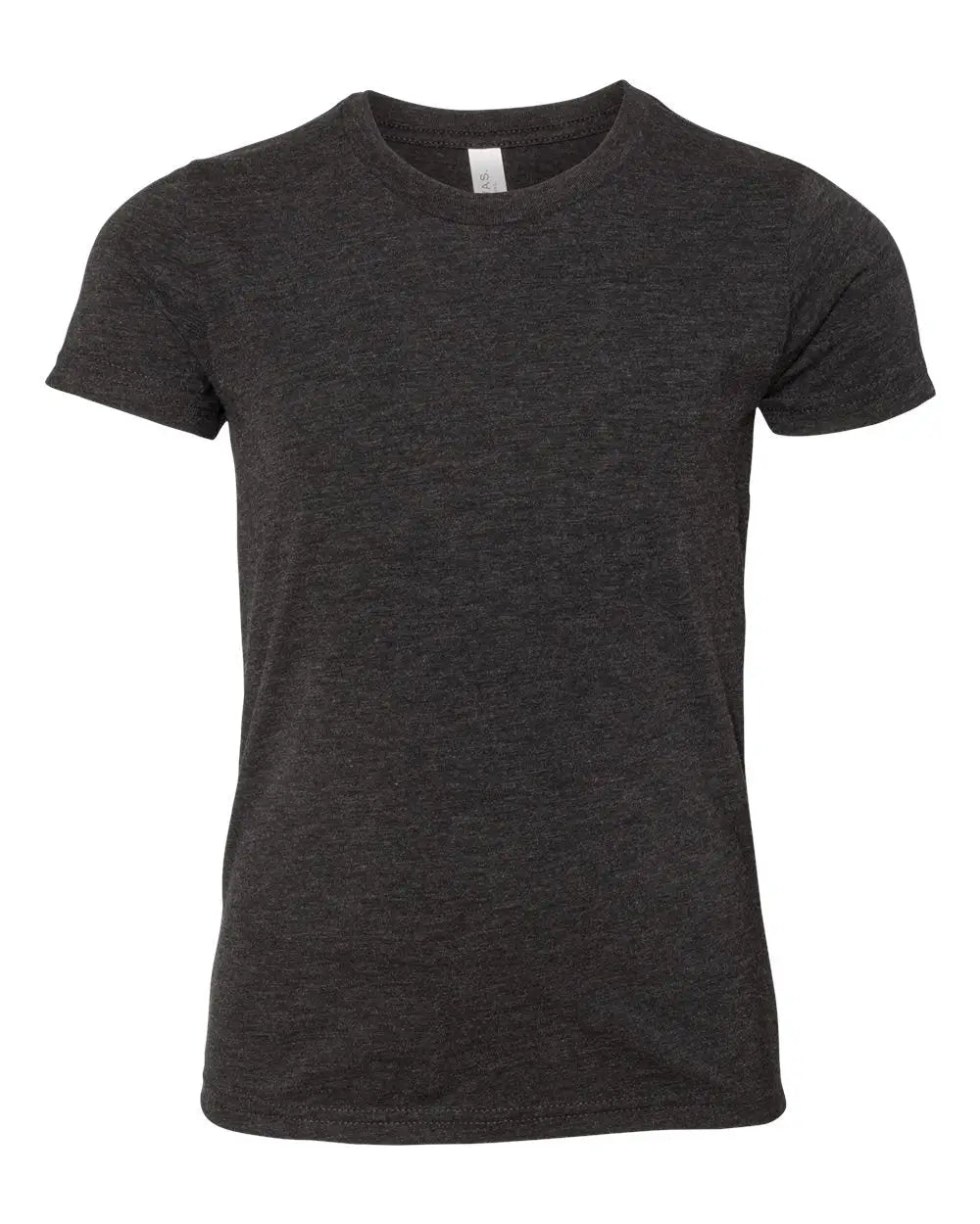 Bella + Canvas 3413y Youth Triblend Tee - Charcoal Black - Dark Gray / s