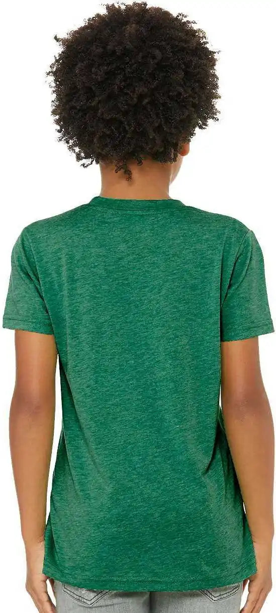 Bella + Canvas 3413y Youth Triblend Tee Kelly