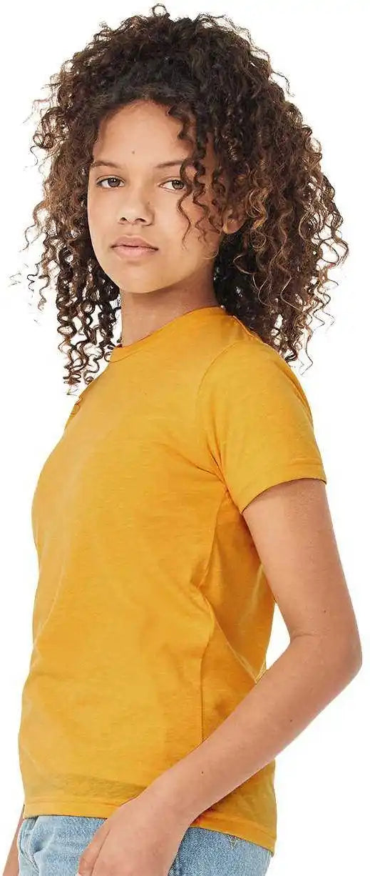 Bella + Canvas 3413y Youth Triblend Tee Mustard