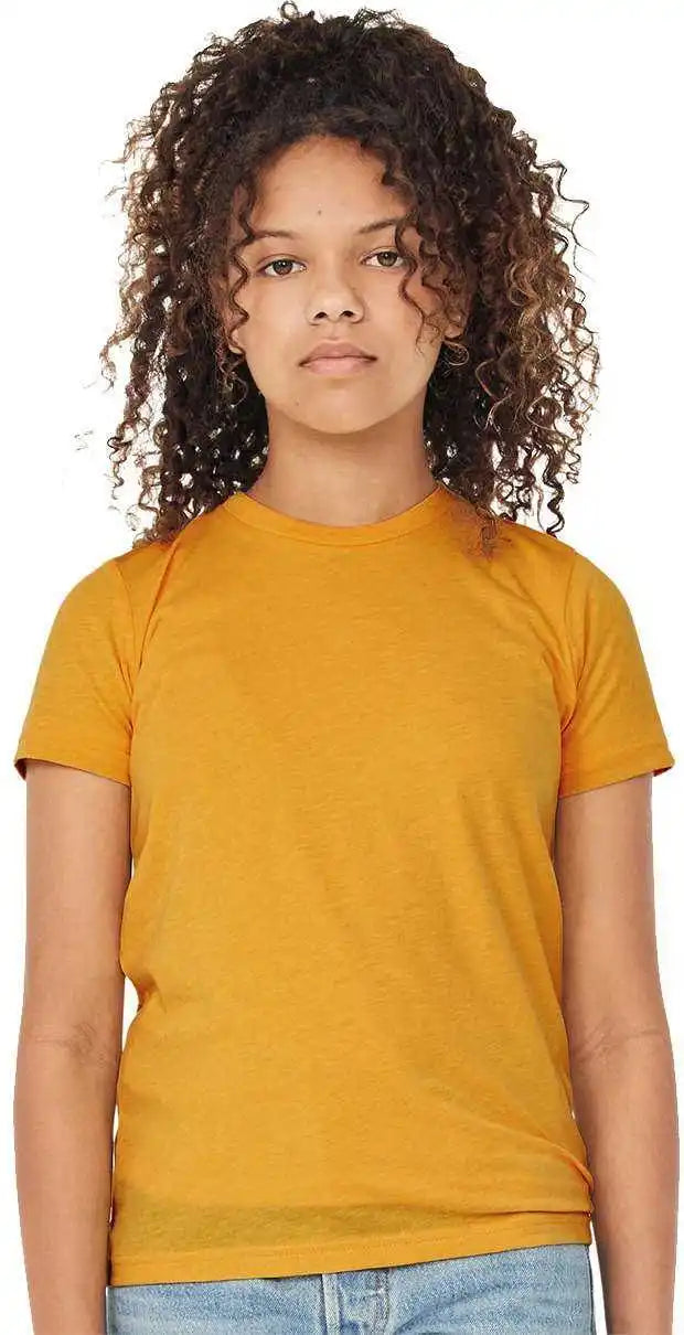 Bella + Canvas 3413y Youth Triblend Tee Mustard