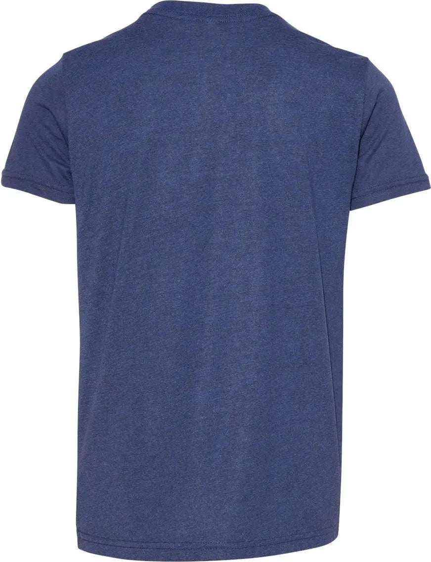 Bella + Canvas 3413y Youth Triblend Tee - Navy