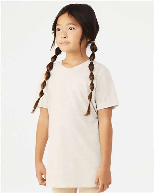 Bella + Canvas 3413y Youth Triblend Tee - Oatmeal
